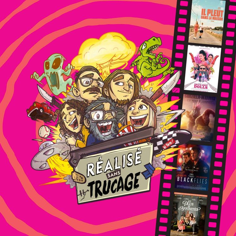 cover art for Godzilla x Kong, Drive-Away Dolls, Black Flies & Il pleut dans la maison