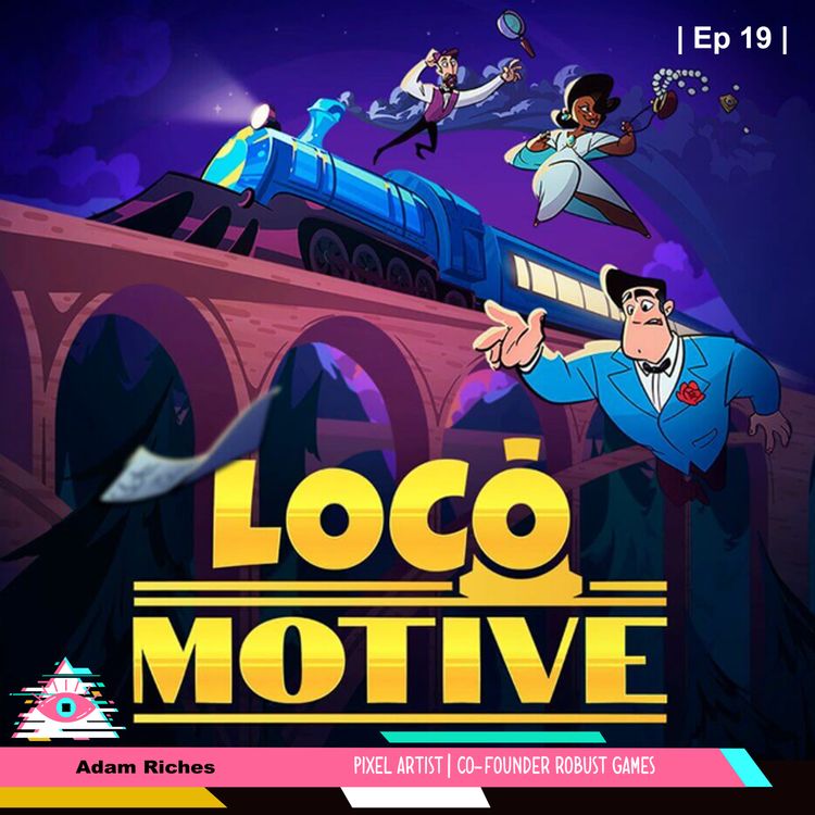 cover art for Adam Riches - Pixel Artist & Co-Founder of Robust Games