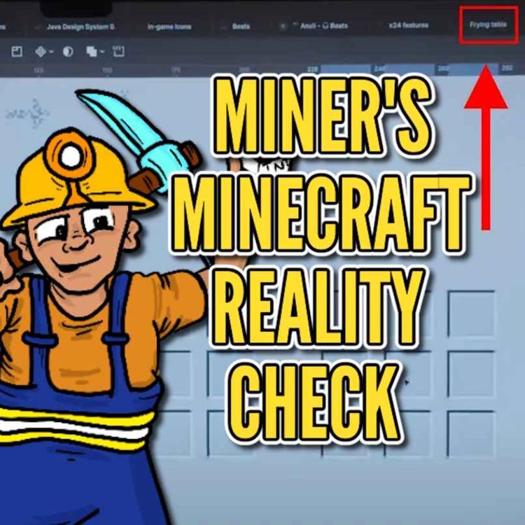 cover art for Miner's Minecraft Reality Check - Frying Table?