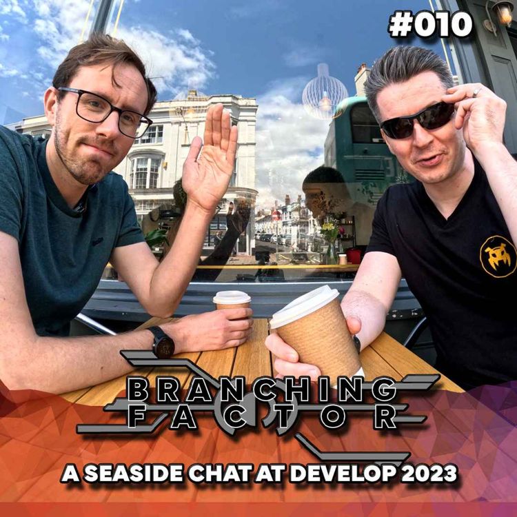 cover art for #010 - A Seaside Chat at Develop 2023