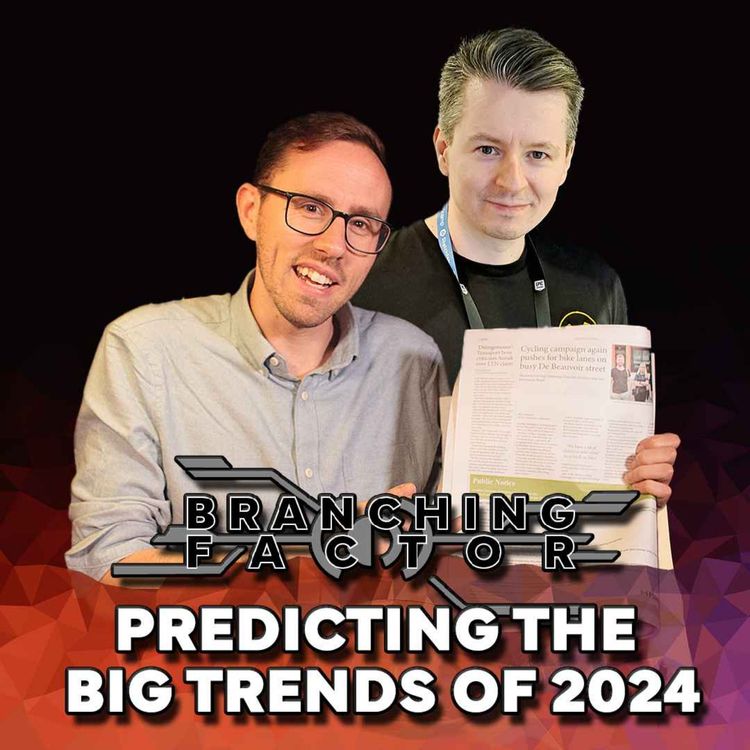 cover art for #013 - George and Tommy Predict 2024 in Gaming