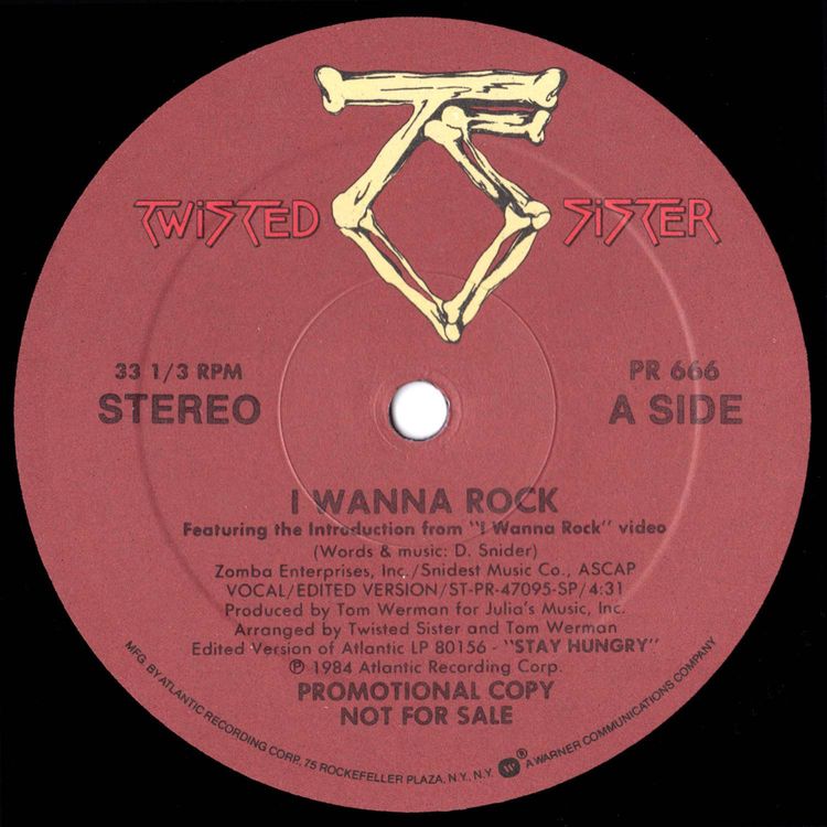 cover art for Twisted Sister - I Wanna Rock (Video Intro Edit)