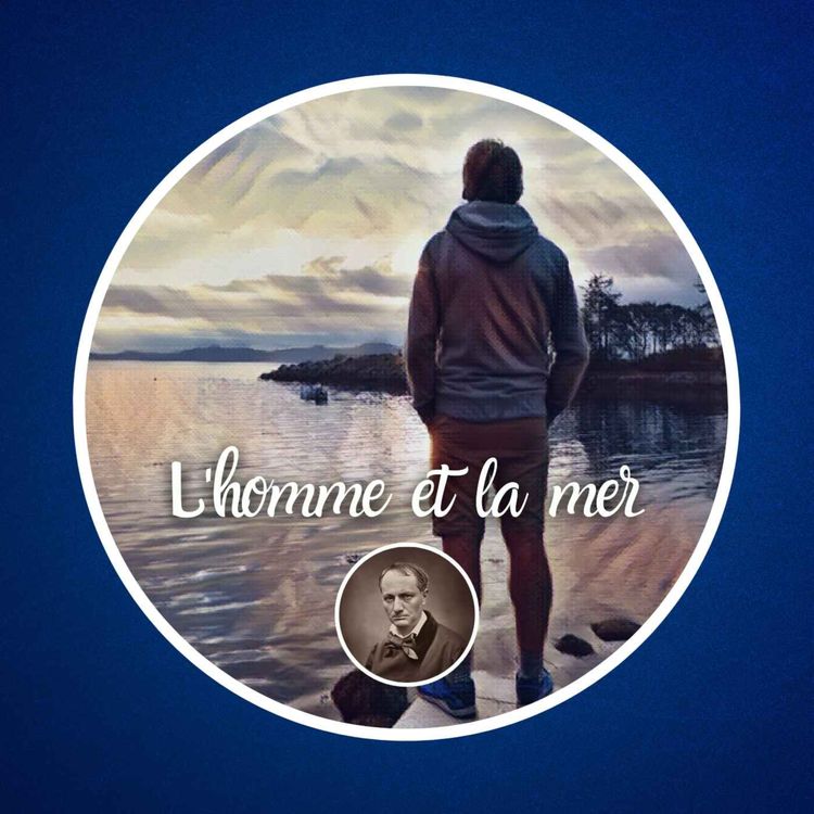 cover art for L'homme et la mer, de Charles Baudelaire ⚓️