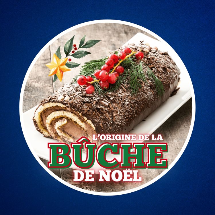 cover art for Pourquoi mange-t-on une bûche à Noël ? 🪵