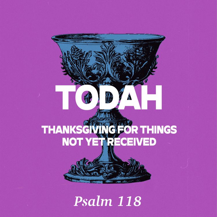 cover art for תּוָֹדה - Thanksgiving before the breakthrough comes (Psalm 118)