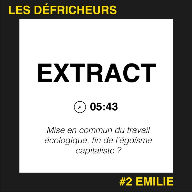 cover art for [EXTRACT] - Mise en commun du travail écologique, fin de l'égoïsme capitaliste ?