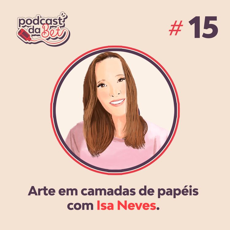 cover art for Arte em camadas de papéis com Isa Neves