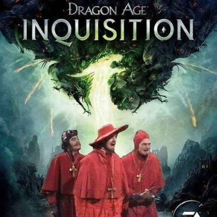 cover art for Here Be Media - Episode 47 - Dragon Age: Inquisition: Putting "U" in Institution!