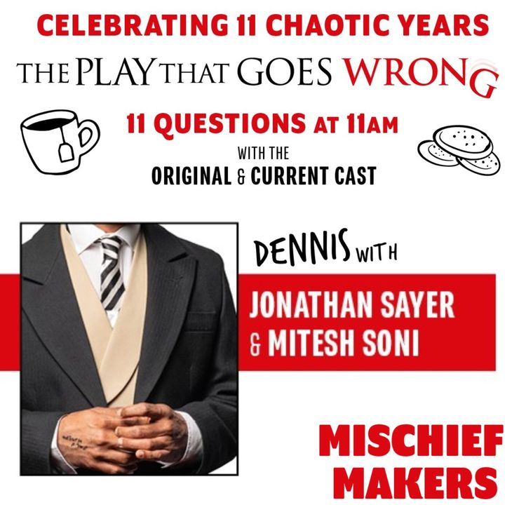 cover art for Elevenses with The Play That Goes Wrong | Episode 1