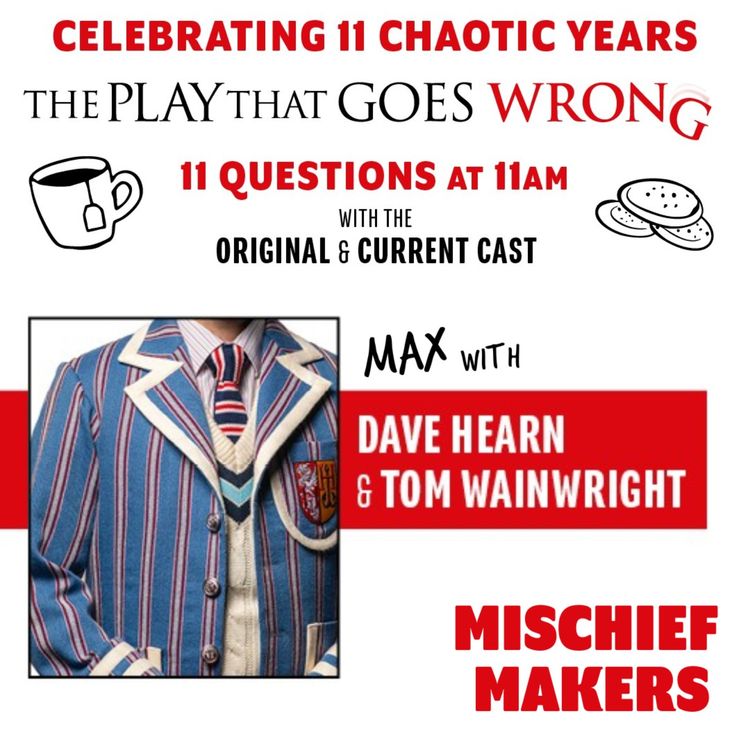 cover art for Elevenses with The Play That Goes Wrong | Episode 2