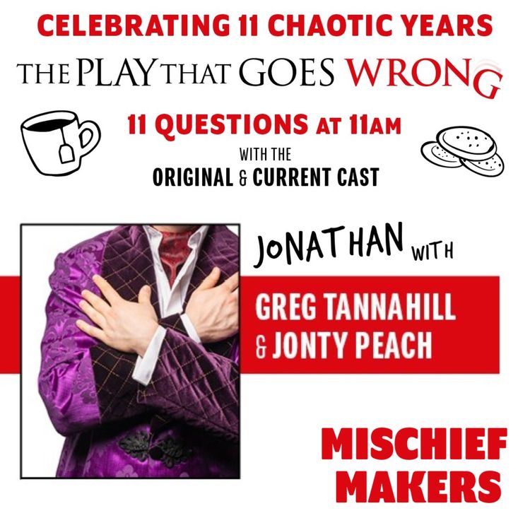 cover art for Elevenses with The Play That Goes Wrong | Episode 4