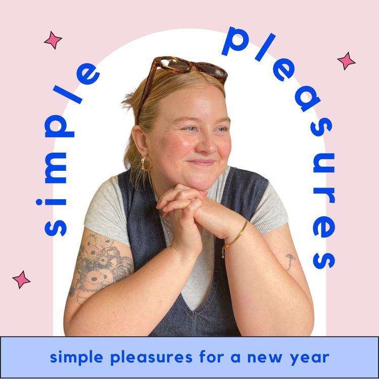 cover art for simple pleasures for a new year