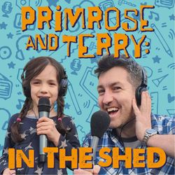 cover art for Primrose and Terry: in the shed