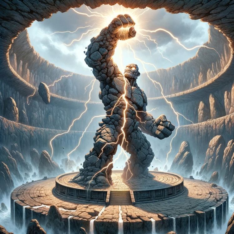 cover art for "Shock & Awe" [Weave of the Ninestone 6/7]