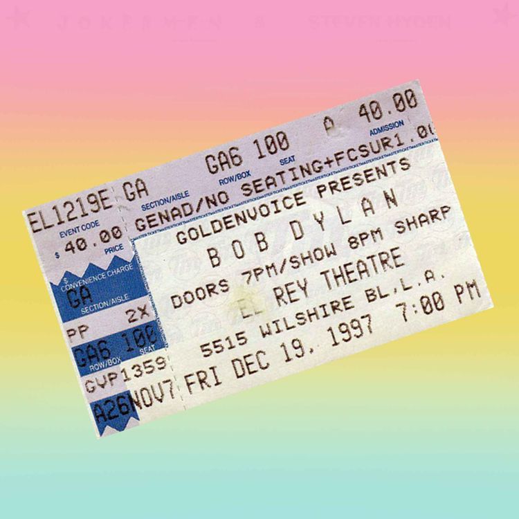 cover art for NES 001: Bob Dylan LIVE, 12/19/1997