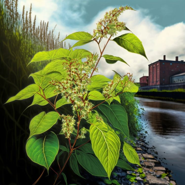 cover art for Invasive super plant, Japanese Knotweed