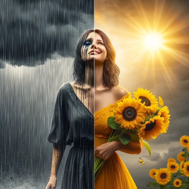 cover art for Från grå och gråtandes till gul och glad