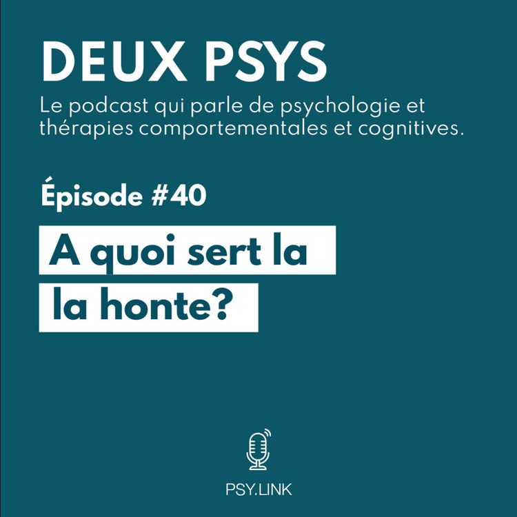 cover art for #40 A quoi sert la honte?