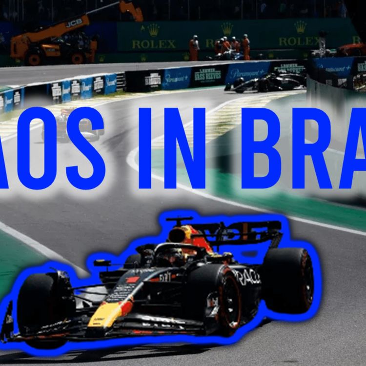 cover art for F1 Brazilian GP Race Reaction! Chaotic First Lap! 6 DNFs! Mercedes Disaster!