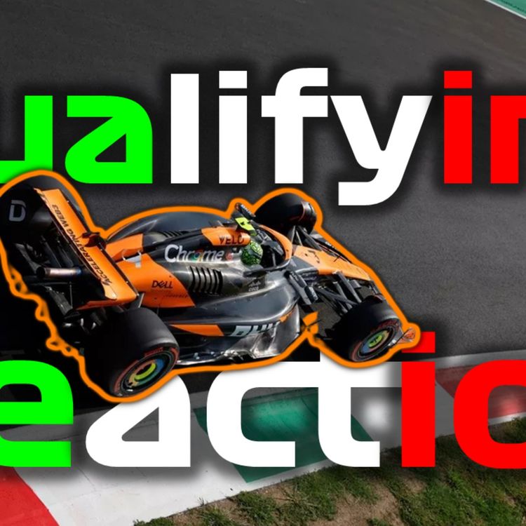 cover art for Lando Norris Leads McLaren 1-2 | Disaster For Red Bull! | Italian F1 Quali Reaction