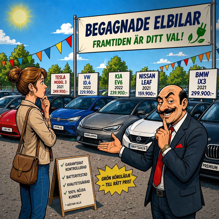cover art for Så väljer du rätt begagnad elbil 2026