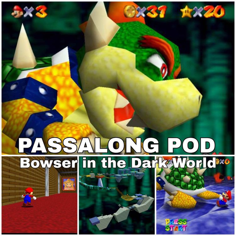 cover art for Mario 64: Bowser in the Dark World & A Few Secret Stars