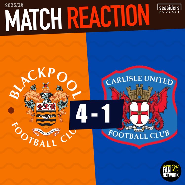 cover art for Blackpool 4 - Carlisle 1 : REACTION