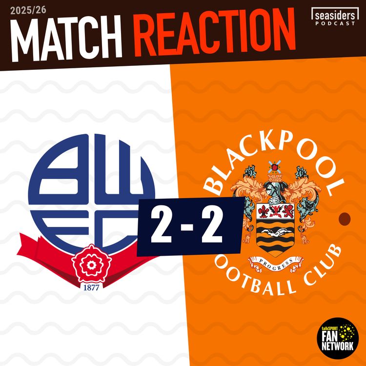cover art for Bolton 2 - Blackpool 2 : REACTION