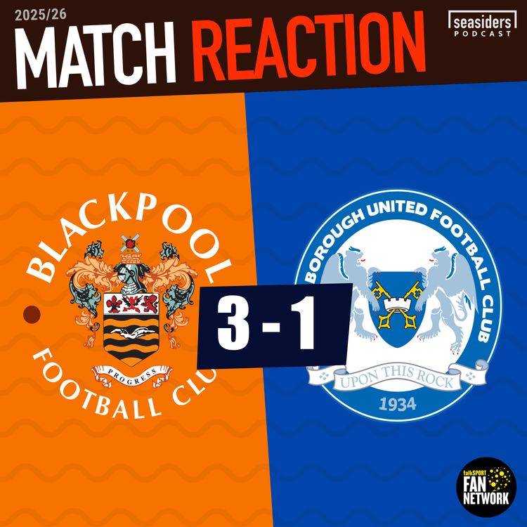 cover art for Blackpool 3 - Peterborough 1 : REACTION