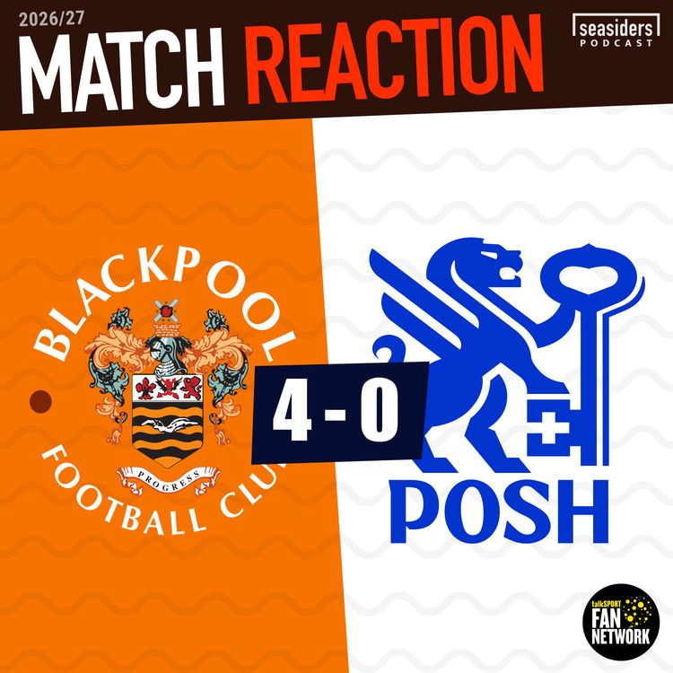 cover art for Blackpool 4-0 Peterborough : REACTION