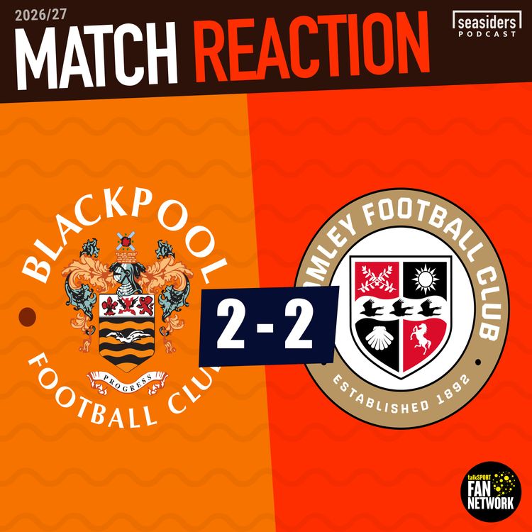 cover art for Blackpool 2-2 Bromley : REACTION
