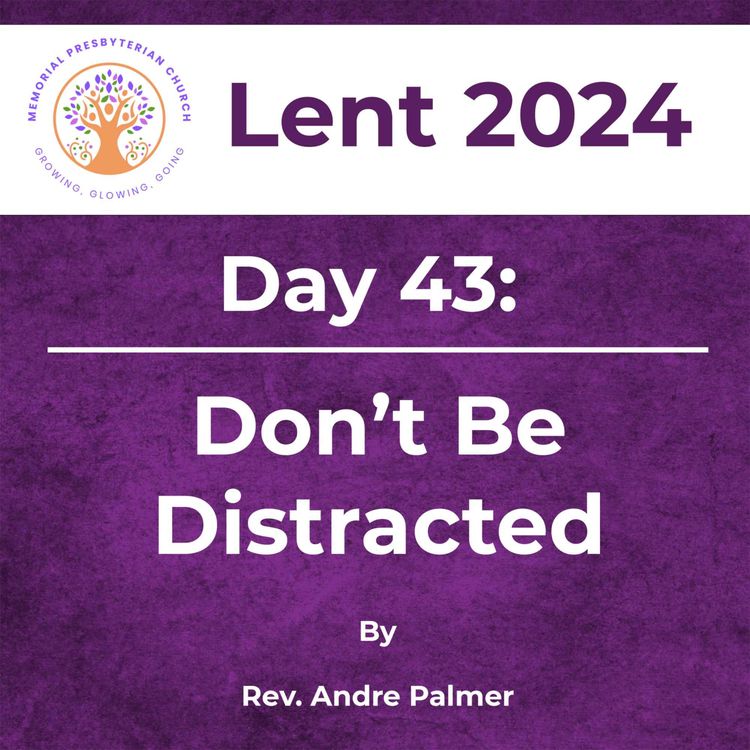 cover art for Lent 2024 Day 43: Don't Be Distracted