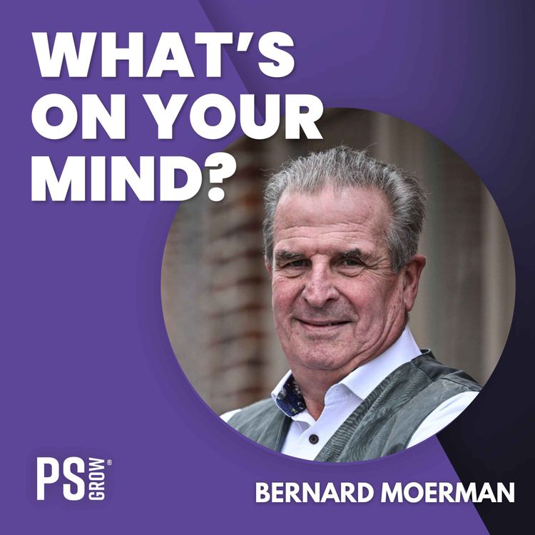 cover art for 290 Bernard Moerman Over Zijn Boek Breek Uit De Gouden Kooi | What's On Your Mind? (Dutch/Nederlands)