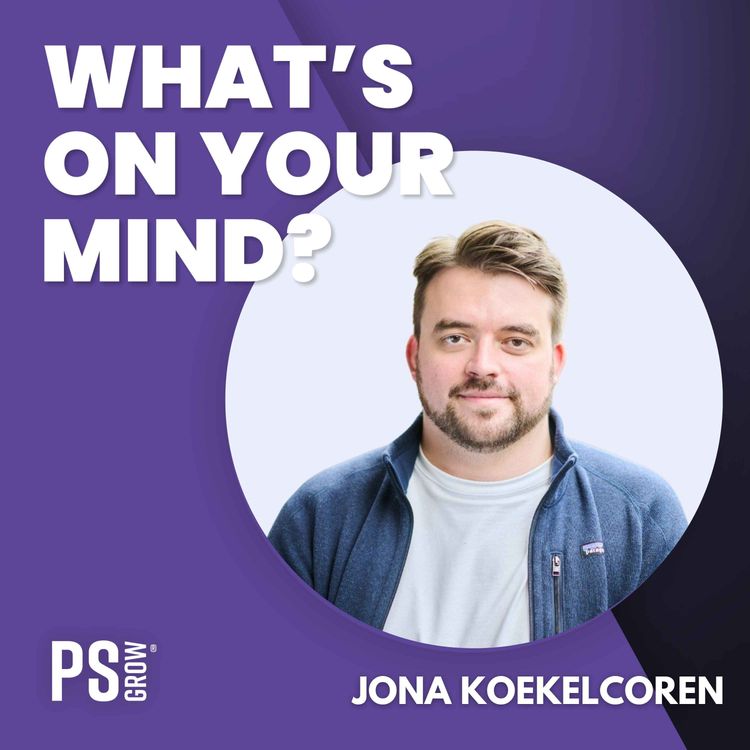 cover art for 331 Jona Koekelcoren Van Muziek Naar Startup Leven in B2B Saas | What's On Your Mind? (Dutch/Nederlands)