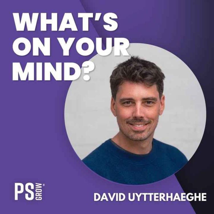 cover art for 336 AI verandert sales, maar menselijkheid blijft winnen – met David Uytterhaeghe | What's On Your Mind? (Dutch/Nederlands)