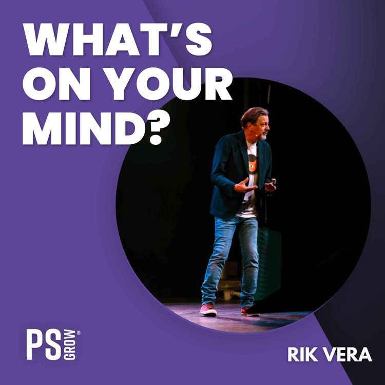 cover art for 344 Waarom nieuwsgierigheid bedrijven redt – Rik Vera over de Net Curiosity Score | What's On Your Mind? (Dutch/Nederlands)