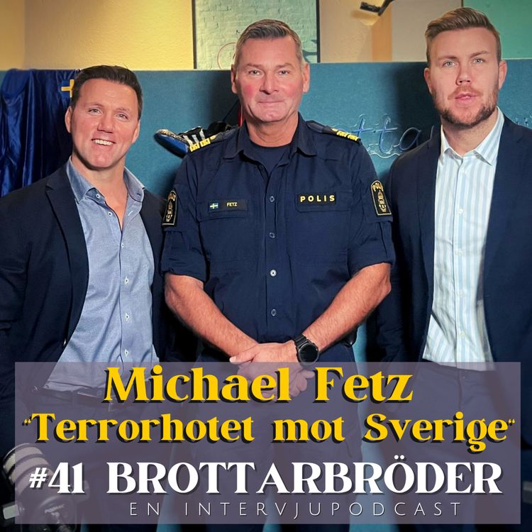 cover art for #41 "Terrorhotet mot Sverige" Michael Fetz 