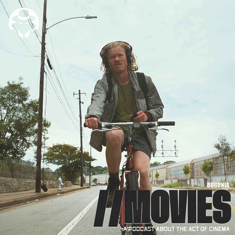 cover art for E515: Bugonia (2025) - Yorgos Lanthimos Tackles Conspiracy Culture