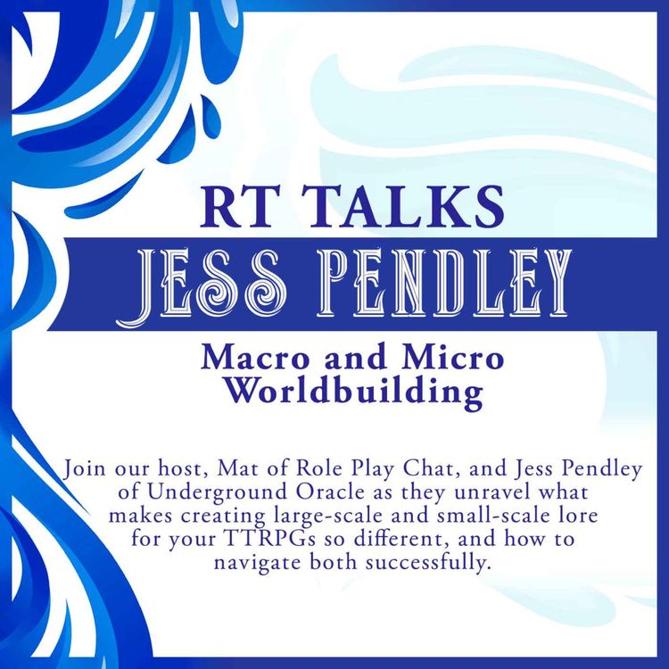 cover art for Jess Pendley Talks Macro and Micro Worldbuilding