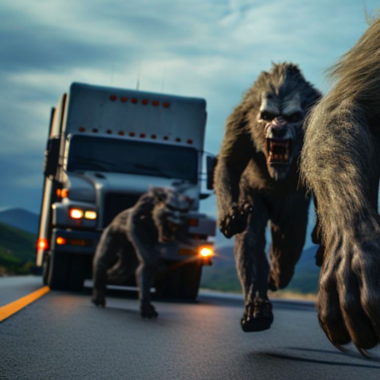 cover art for 9 TRUE SCARY CRYPTID SIGHTING HORROR STORIES