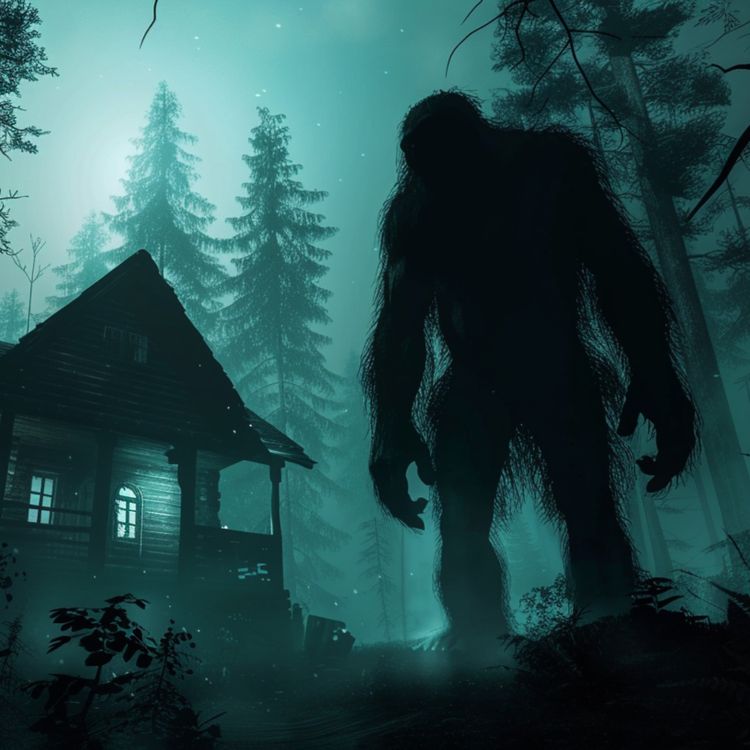 cover art for 12 TRUE SCARY CAMPING & CRYPTID ENCOUNTER HORROR STORIES (DOGMAN,BIGFOOT,SKINWALKER,SASQUATCH,WENDIGO)