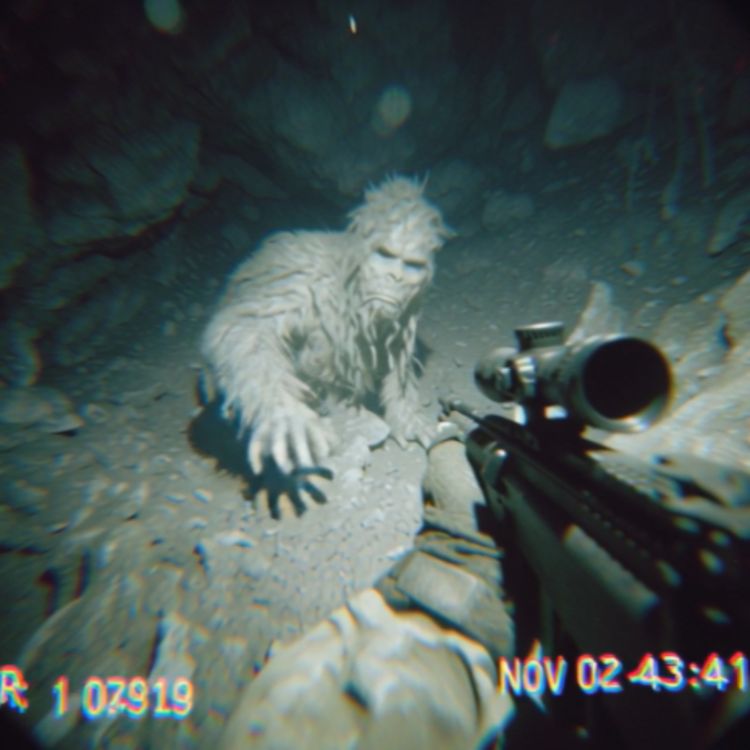 cover art for 12 TRUE SCARY BIGFOOT ENCOUNTER HORROR STORIES