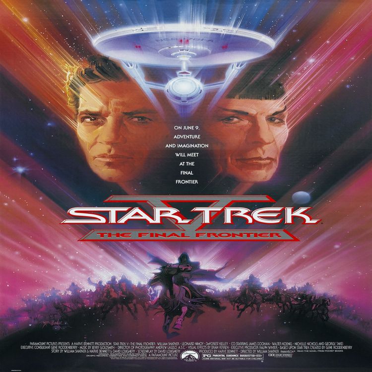 cover art for STAR TREK V - THE FINAL FRONTIER (1989)