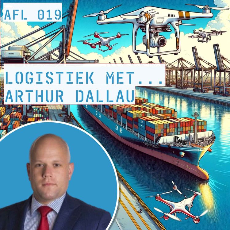 cover art for Over hoe drones de logistiek en andere sectoren efficiënter, duurzamer en veiliger maken... met Arthur Dallau