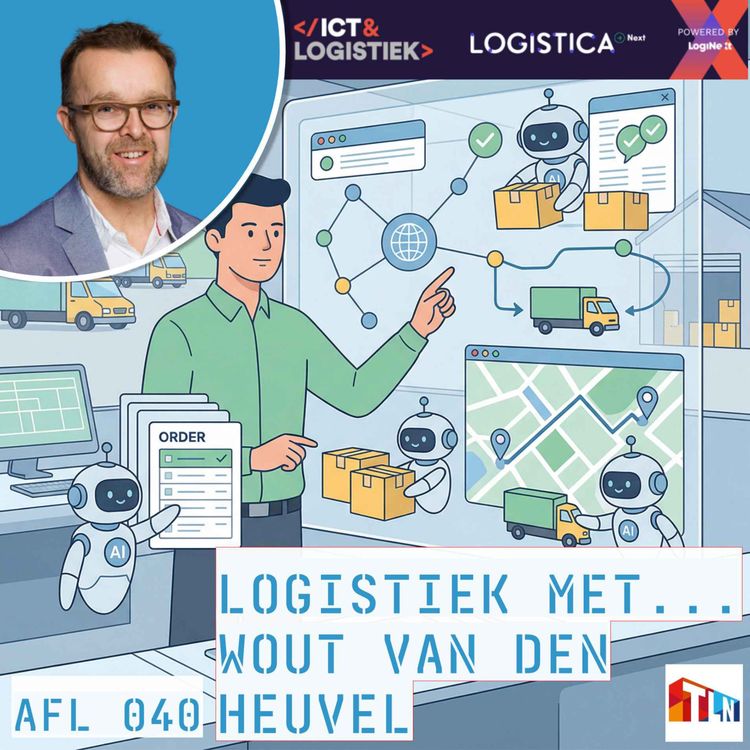 cover art for AI in de logistiek: waarom data de sleutel is... met Wout van den Heuvel