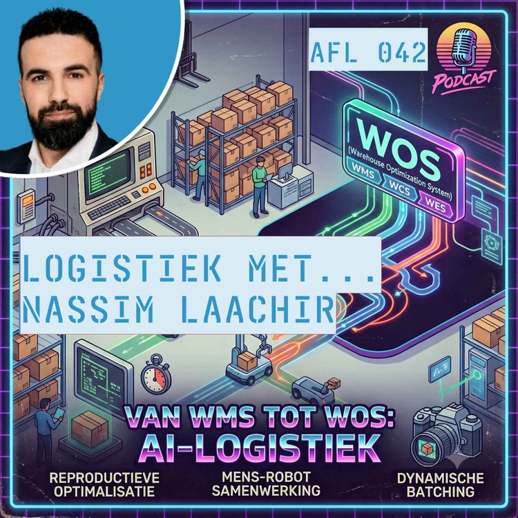 cover art for Mensen, robots en AI: het magazijn van morgen is een mix... met Nassim Laachir