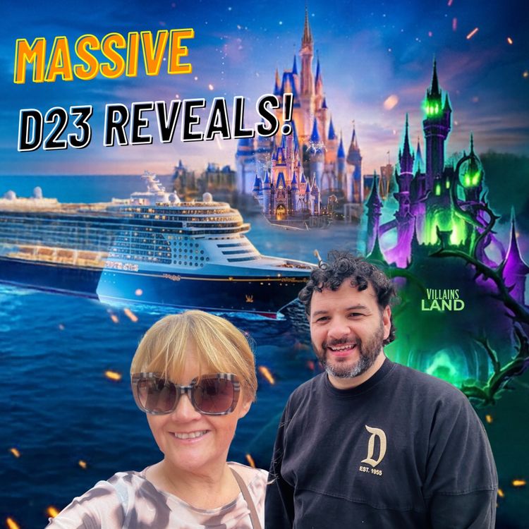 cover art for Everything Disney Announced at D23 (Cruise Ships, Villains Land, Cars, Encanto and More)