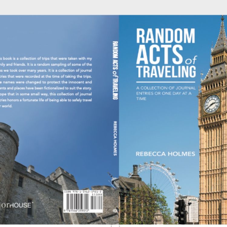 cover art for RANDOM ACTS OF TRAVELING - Rebecca Holmes