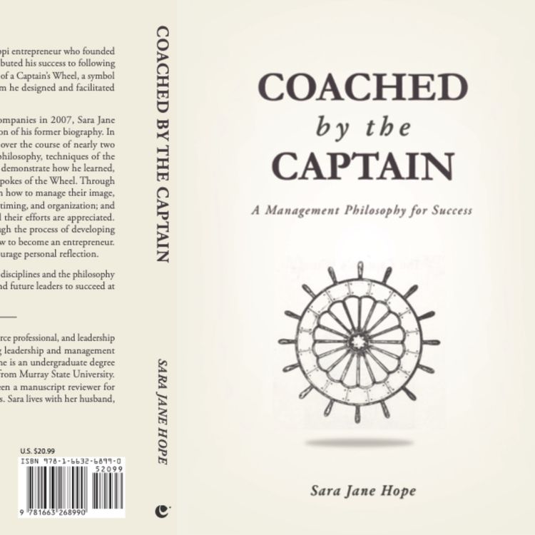 cover art for COACHED BY THE CAPTAIN - Sara Jane Hope