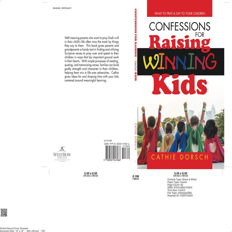 cover art for CONFESSIONS FOR RAISING WINNING KIDS -Cathie Dorsch